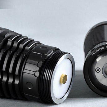 Sunwayman V60C Variable Output Flashlight with Magnetic Control - CREE XM-L T6 LED - 909 Lumens - Uses 3 x 18650s or 6 x CR123A/16340s