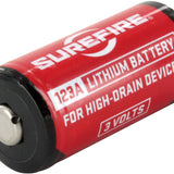SureFire SF123A (800PK) CR123A 1550mAh 3V Lithium Primary (LiMNO2) Button Top Batteries - Case of 800
