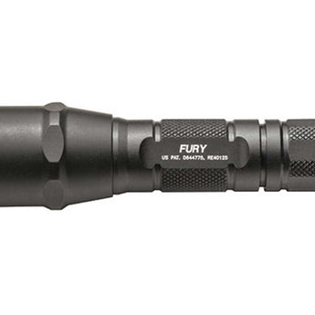 SureFire FURY-DFT Dual Fuel Tactical LED Flashlight - Single Output - 1500 Lumens - Uses 2 x CR123A (included) or 1 x 18650