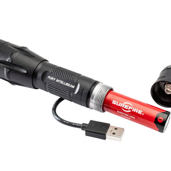 SureFire FURY-IB-DF Fury Intellibeam LED Flashlight - 1500 Lumens - Uses 2 x CR123A or 1 x 18650