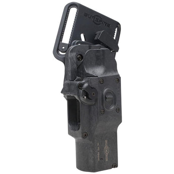 SureFire HD1-L-PRO Masterfire Rapid Deploy Holster - Left Hand - Black with Cover