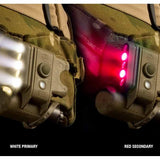 SureFire HL1-C Tactical Helmet Light with 3 x White, 2 x Red and 1 x Infrared IFF LEDs - 19.2 Lumens - Includes 1 x CR123A - Desert Tan (HL1-C-TN)