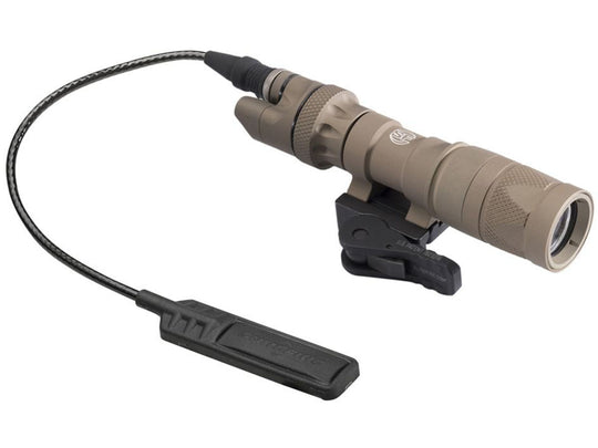 SureFire M323V Scout White and IR LED Weapon Light - 250 Lumens - 100mW - Includes 1 x CR123A, DS-SR07-D-IT Switch Assembly and ADM Mount - Black or Tan