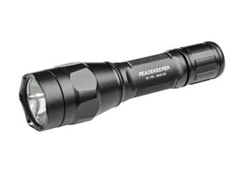 SureFire P1R Peacekeeper Rechargeable Dual-Output LED Flashlight - 600 Lumens - Runs on 1 x 18650 (Included) or 2 x CR123As (P1R-B-BK)