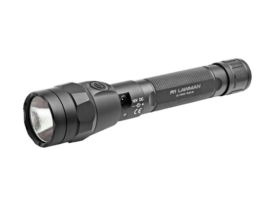 SureFire R1 Lawman LED Rechargeable Flashlight - 750 Lumens with Variable Output (R1-A-BK) - Uses 1 x Li-Ion 18650 or 2 x CR123A