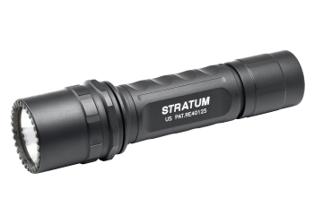 SureFire S2 Stratum LED Flashlight with 3 Stage Output - 150 Lumens - Includes 2 x CR123As (S2-BK-WH)