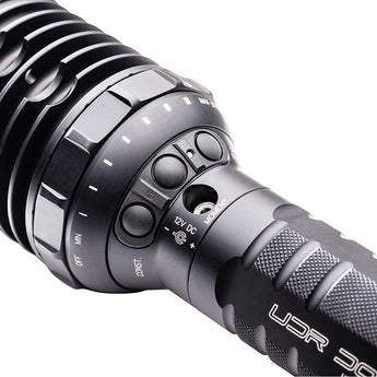 SureFire UDR Dominator Rechargeable Ultra-High Multi-Output LED Flashlight - 4400 Lumens - Includes 1 x Li-ion Battery Pack