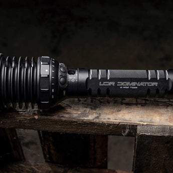 SureFire UDR Dominator Rechargeable Ultra-High Multi-Output LED Flashlight - 4400 Lumens - Includes 1 x Li-ion Battery Pack