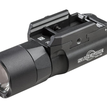 SureFire X300U-B LED Weapon Light with T-Slot Mounting Rail - Fits Picatinny Railed Handguns, Long Guns - 1,000 Lumens - Includes 2 x CR123As - Black or Tan