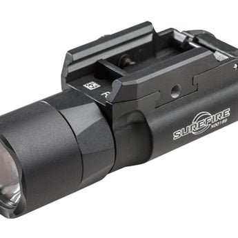 SureFire X300U-B LED Weapon Light with T-Slot Mounting Rail - Fits Picatinny Railed Handguns, Long Guns - 1,000 Lumens - Includes 2 x CR123As - Black or Tan