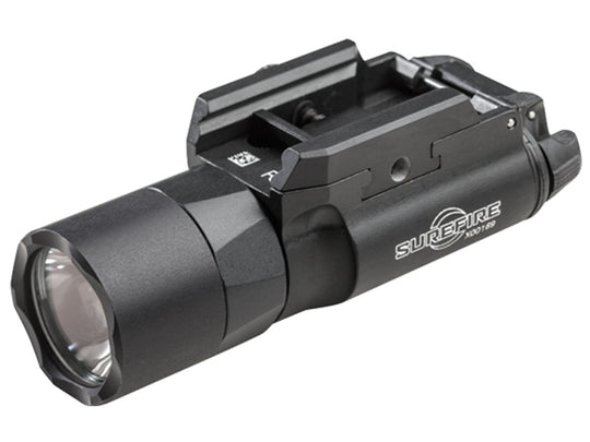 SureFire X300U LED Weapon Light with T-Slot Mounting Rail - Fits Picatinny Railed Handguns, Long Guns - 1,000 Lumens - Includes 2 x CR123As - Black or Tan