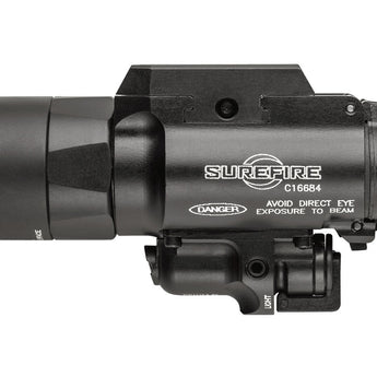 SureFire X400U-A-GN Ultra LED Weapon Light with 5mW Green Laser Sight - Universal and Picatinny Rail Mounts Fit Handguns, Long Guns - 600 Lumens - Includes 2 x CR123As