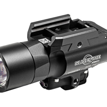 SureFire X400U-A-RD Ultra LED Weapon Light with 5mW Red Laser Sight - Universal and Picatinny Rail Mounts Fit Handguns, Long Guns - 600 Lumens - Includes 2 x CR123As