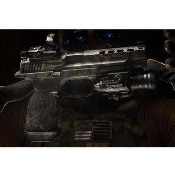 SureFire X400VH-B-IRC Weaponlight for the Masterfire System - 350 Lumens - Picatinny Rail Mount - White and IR LED - IR Laser - Uses 2 x CR123A