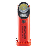 Streamlight Survivor Pivot LED Flashlight - 325 Lumens - Choose 3 x AA Alkaline or Li-ion Battery Pack - Optional AC/DC Charger - Orange or Yellow