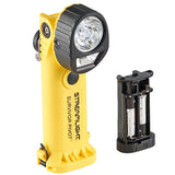 Streamlight Survivor Pivot USB Magnet LED Flashlight - 325 Lumens - USB Cord - Includes 1 x SL-B26 - With Non-Magnetic or Magnetic Clip - Yellow or Orange