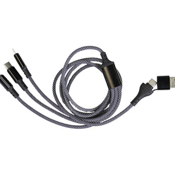 SZX 3-in-1 Universal Charging Cable - with Lightning, Micro-USB, and USB-C
