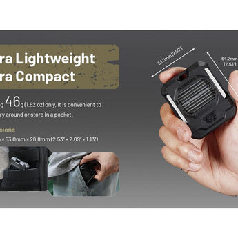 Nitecore EMR05 Tac USB-C Portable Electronic Insect Repeller - Powered by a USB-C Source