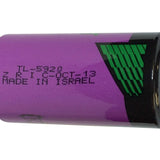 Tadiran iXtra Series C 8500mAh 3.6V Lithium Thionyl Chloride (Li-SOCl2) Button Top or Wire Leads with Connector