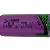 Tadiran TL5955 iXtra Series 3.6V 1.5Ah Lithium (Li-SOCI2) 2/3 AA Cell - Main Image