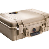 Pelican 1500 Watertight Case With Foam - Black, Orange, Yellow, Tan, Green, or Silver