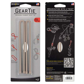 Nite Ize 12" Gear Ties - 2 Pack