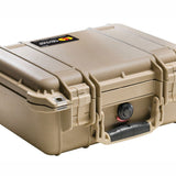 Pelican 1400 Small Watertight Case with Foam - Black, Orange, Yellow, Tan, Green, or Silver