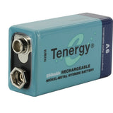 Tenergy 10001 9V 250mAh 8.4V Nickel Metal Hydride (NiMH) Battery with Snap Connector - Bulk
