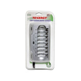 Tenergy TN145 8-Bay Timed Battery Charger for NiMH or NiCd, AA or AAA Batteries