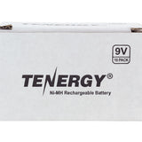 Tenergy 10001 9V 250mAh 8.4V Nickel Metal Hydride (NiMH) Battery with Snap Connector - Bulk