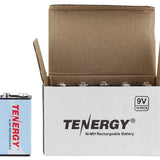 Tenergy 10001 9V 250mAh 8.4V Nickel Metal Hydride (NiMH) Battery with Snap Connector - Bulk