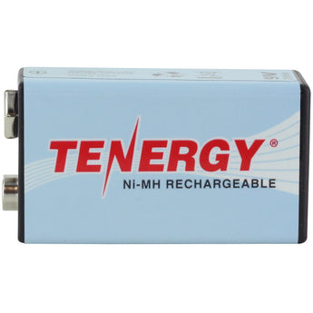 Tenergy 10001 9V 250mAh 8.4V Nickel Metal Hydride (NiMH) Battery with Snap Connector - Bulk