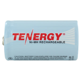 Tenergy 10100 D-cell (16PK) 10000mAh 1.2V Nickel Metal Hydride (NiMH) Button Top Batteries - Pack of 16