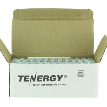 Tenergy 10400 AAA 1000mAh 1.2V Nickel Metal Hydride (NiMH) Button Top Battery - Shrink-Wrapped - Sold Individually