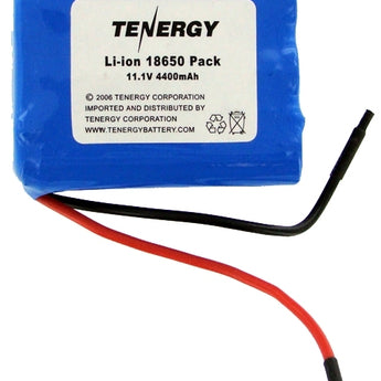 Tenergy 31016 Lithium Li-Ion 18650 11.1V 4400mAh Battery Pack