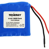 Tenergy 31021 Lithium Li-Ion 18650 14.8V 2200mAh Battery Pack