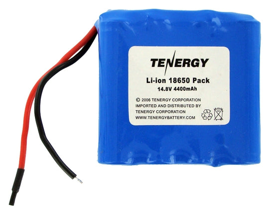 Tenergy 31023 Lithium Li-Ion 18650 14.8V 4400mAh Battery Pack