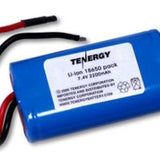 Tenergy 31003 Lithium Li-Ion 18650 7.4V 2200mAh Battery Pack L18650-2200-2