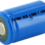 Tenergy 20303-1 4/5 Sub C 1300mAh 1.2V Nickel Cadmium (NiCd) Battery with or without Tabs - Bulk