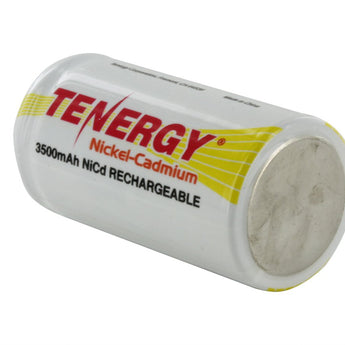 Tenergy 20400 C-cell 3000mAh 1.2V Nickel Cadmium (NiCd) Button Top Battery - Bulk