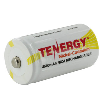 Tenergy 20400 C-cell 3000mAh 1.2V Nickel Cadmium (NiCd) Button Top Battery - Bulk