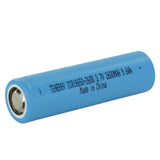 Tenergy 30005 ICR 18650 2600mAh 3.7V Lithium Ion (Li-Ion) Unprotected Rechargeable Battery - Flat Top - Bulk