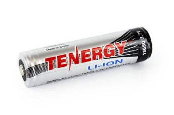 Tenergy 30016 18650 2600mAh 3.7V Protected Lithium Ion (Li-ion) Button Top Battery - Bulk