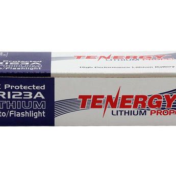 Tenergy Propel 30214 CR123A 1400mAh 3V High Energy 1.5A Lithium Primary (LiMnO2) Button Top Photo Battery - Bulk