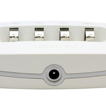 Tenergy 34154 Combo Kit for the Arlo Camera System - 4 x RCR123A / 16340 650mAh 3.7V Lithium Ion (Li-ion) Rechargeable Button-Top Batteries and 1 x 4-Bay Charger