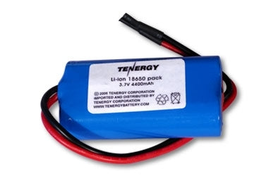 Tenergy 18650 4400mAh 3.7V Protected Lithium Ion (Li-ion) Bare Leads Battery - Bulk (31000)