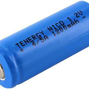 Tenergy 4/5A 1200mAh 1.2V NiCd Rechargeable Flat Top Battery - Standing Shot