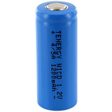 Tenergy 20203 4/5 A 1200mAh 1.2V Nickel Cadmium (NiCd) Flat Top Battery - Bulk