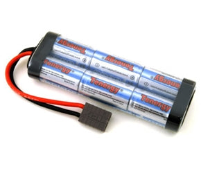 Tenergy 7.2V 3800mAh Flat NiMH High Power Battery Packs for RC Cars and Sumo Robots - Tamiya Connectors