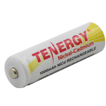Tenergy 90391 AA 1000mAh 1.2V Nickel Cadmium (NiCd) Button Top Batteries - Pack of 24
